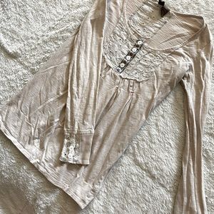 Cute Boho Long Sleeve Top